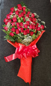 Presentation Bouquet of Roses